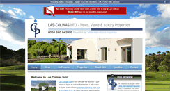 Desktop Screenshot of lascolinasinfo.com